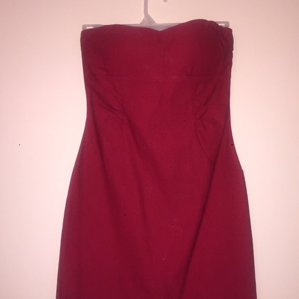 Beautiful simple red dress